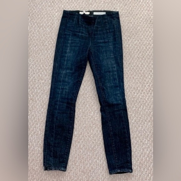 Pilcro & The Letterpress Anthropologie Denim SEAM Leggings 25 High Rise Stretch - Picture 7 of 9
